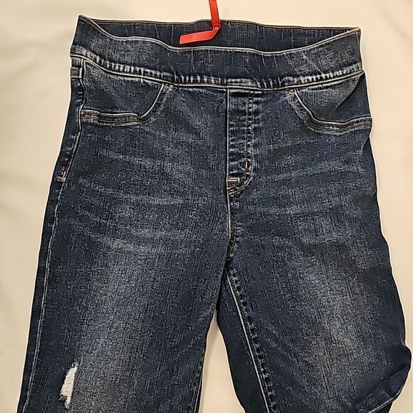 - spanx  blue skinny Jeans size medium - Picture 1 of 9